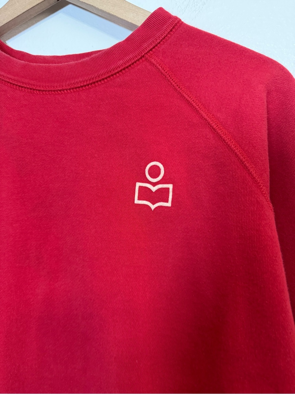 Isabel Marant Etoile red sweatshirt